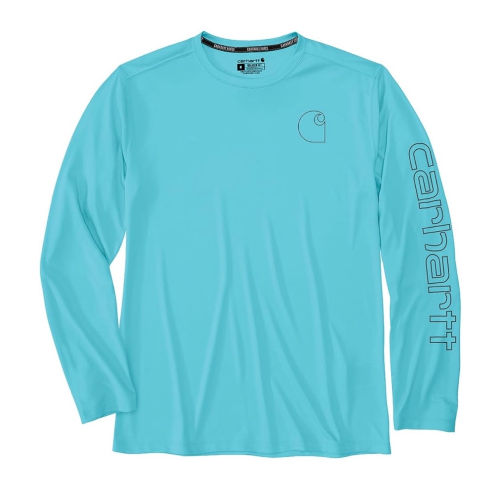 NWT Carhartt Men's Force Sun Defender Long Sleeve Shirt